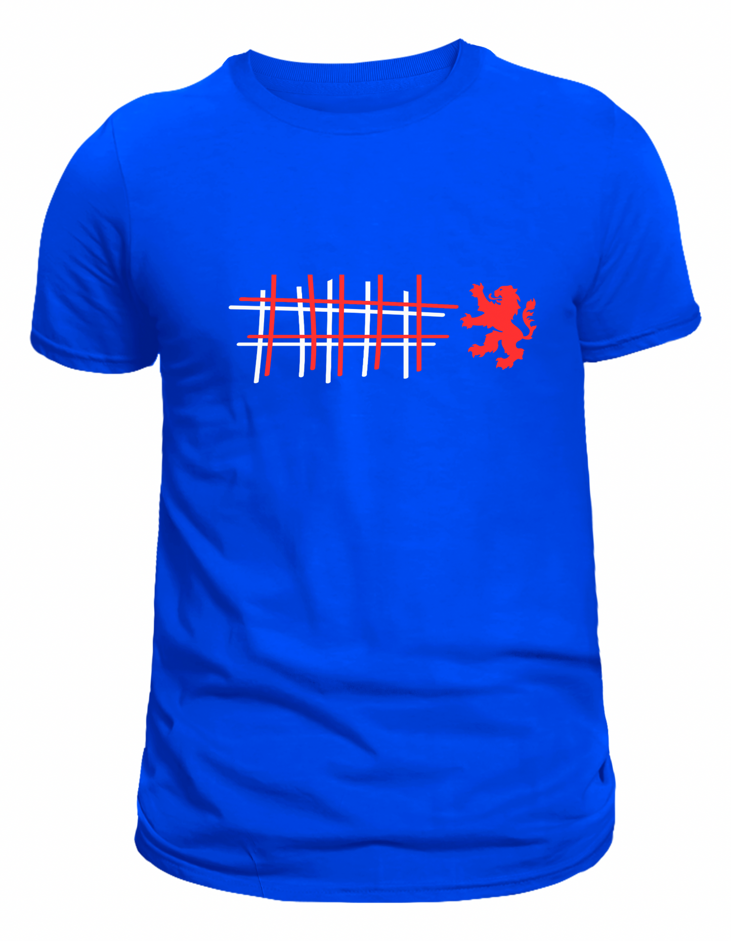 Scottish football team tartan T-shirt