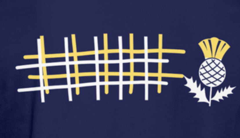 Tartan thistle t-shirt