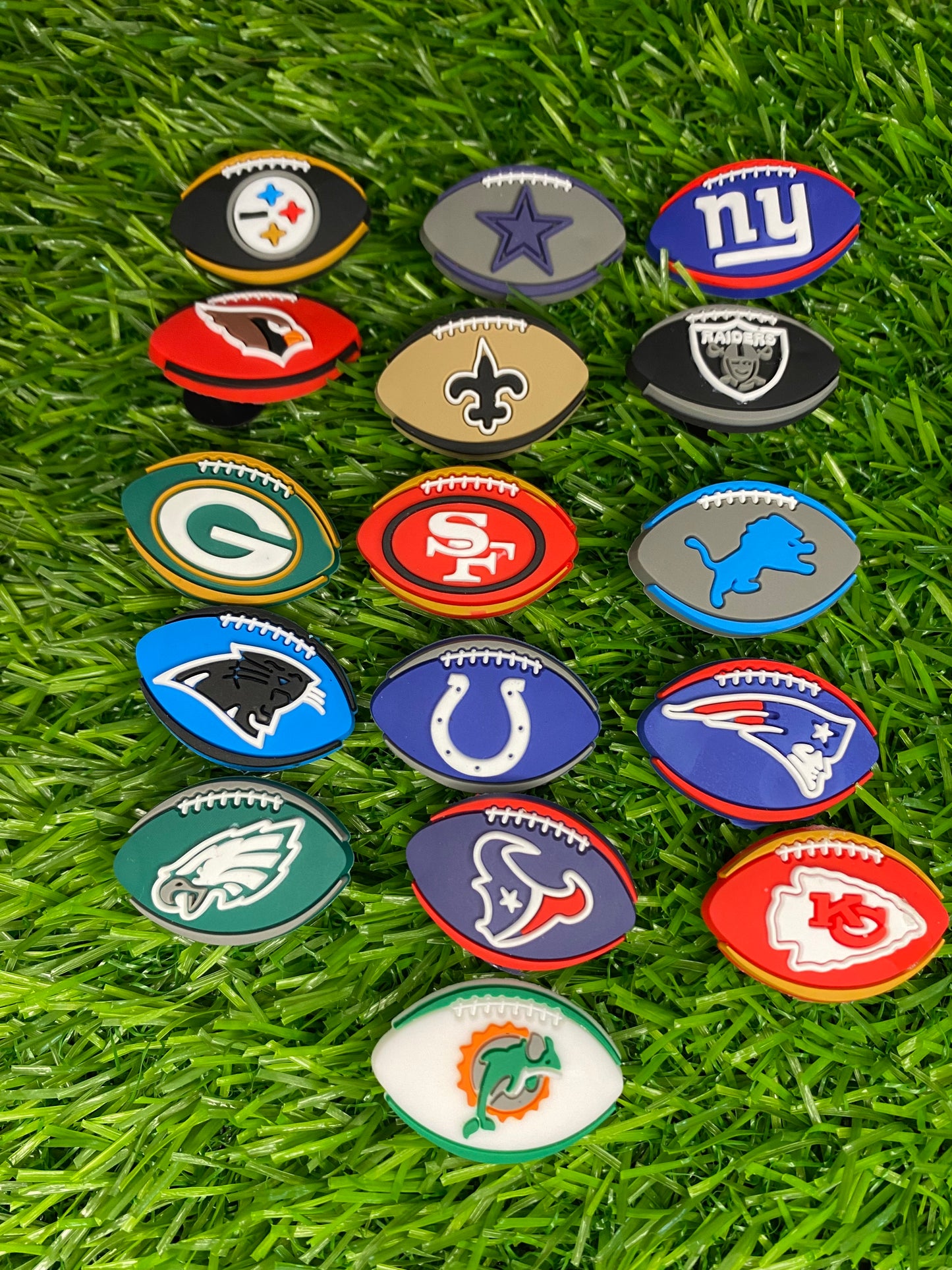 NFL croc charms bundles