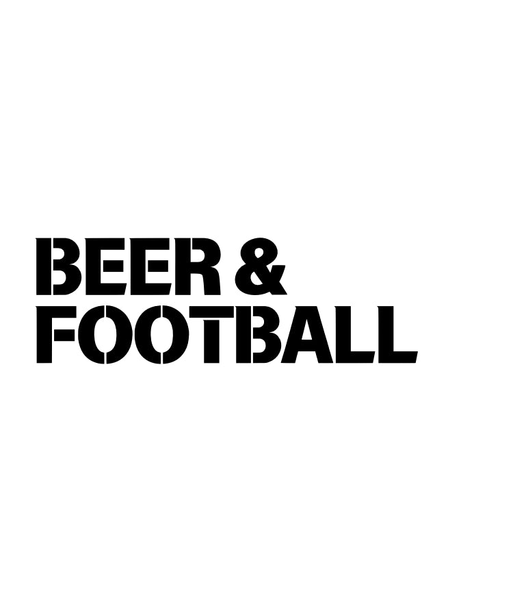 Beer and football t-shirt