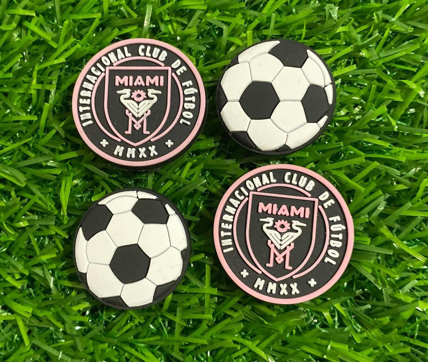 Football badge croc charm bundles