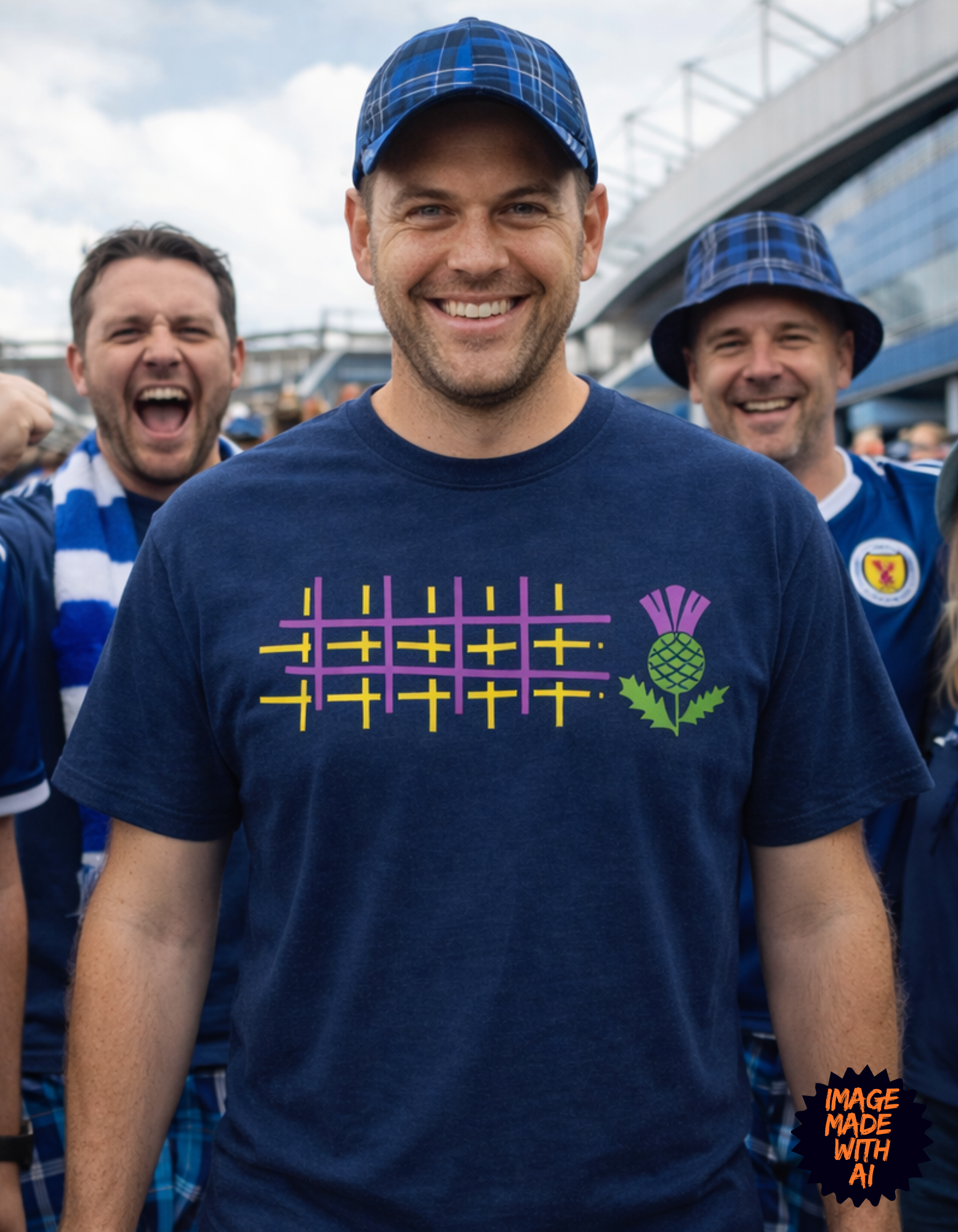 Tartan thistle / Scotland World Cup 26 collection