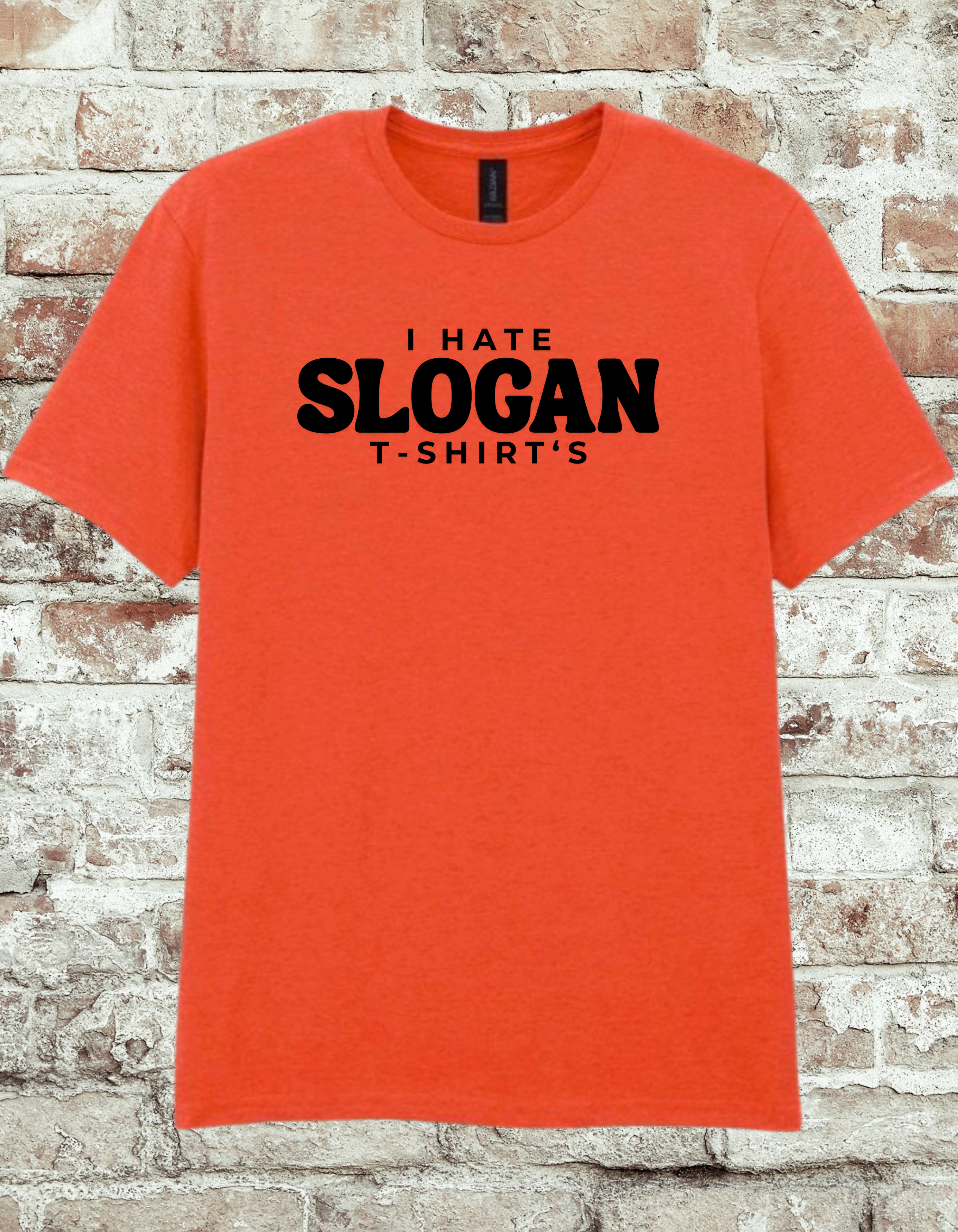 I Hate Slogan T-Shirts | Funny Minimalist Graphic Tee