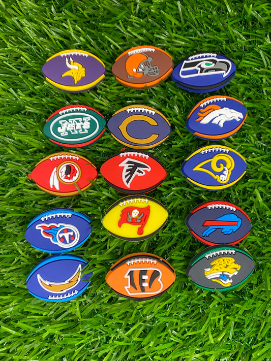 NFL croc charms bundles