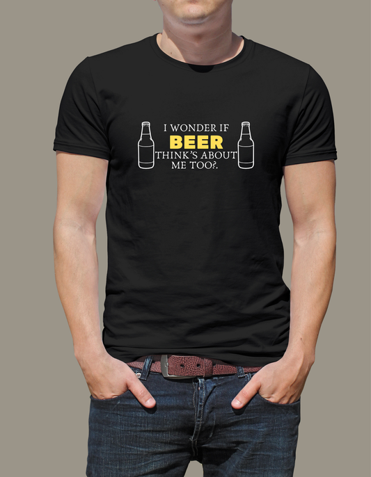 Wonder if beer T-shirt