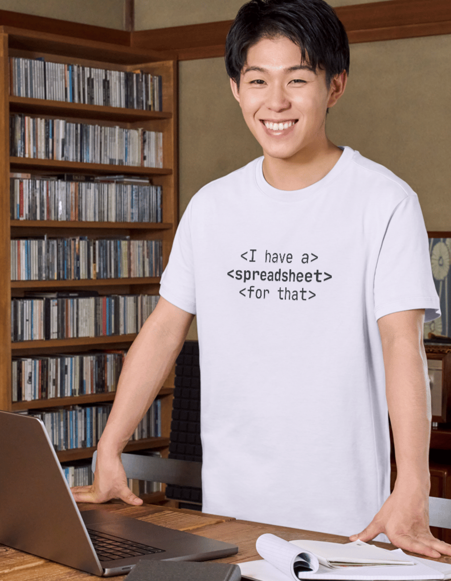 I have a spreadsheet for that T-shirt